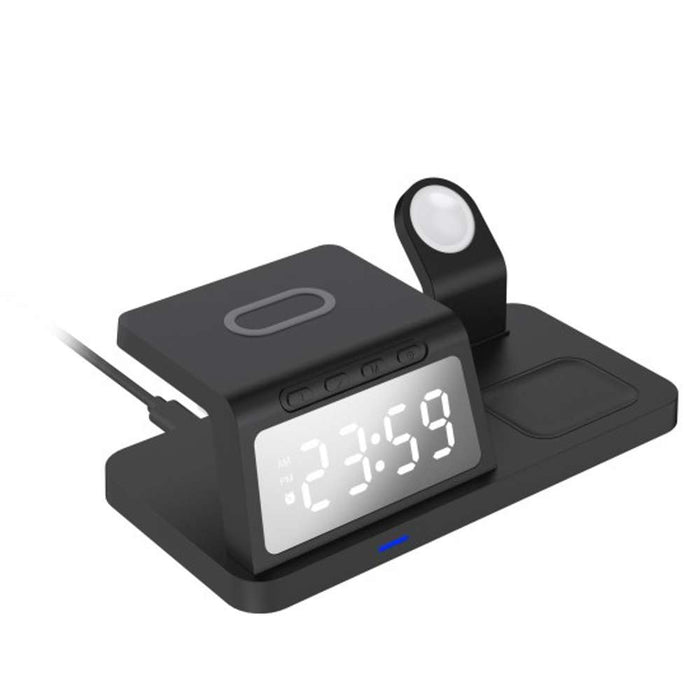 Laser 3-in-1 Wireless Charging Station with Alarm