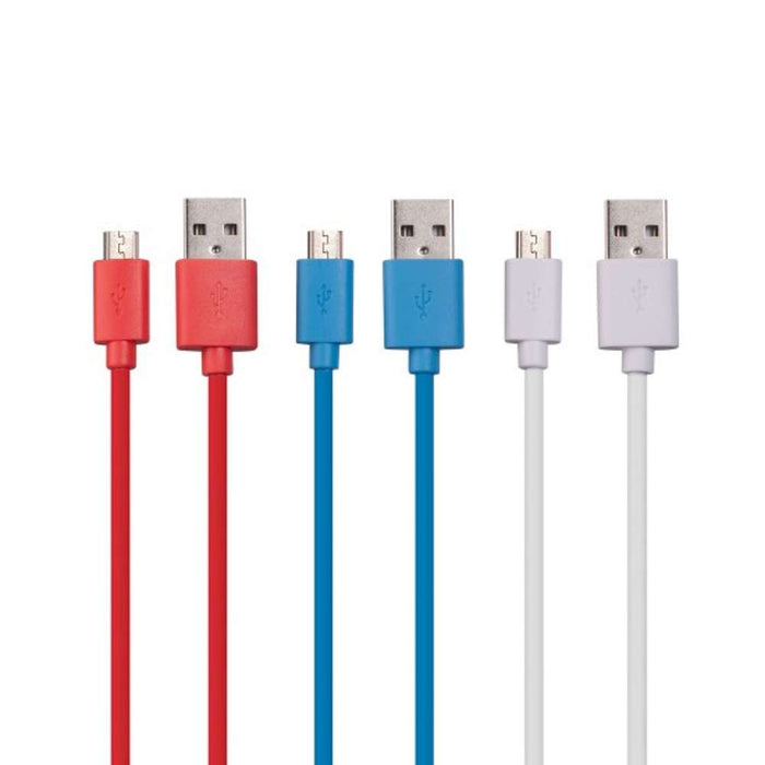 Laser USB to Micro USB cables 3 x 2m