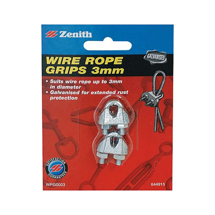 Wire Rope Grip 3mm 4pc