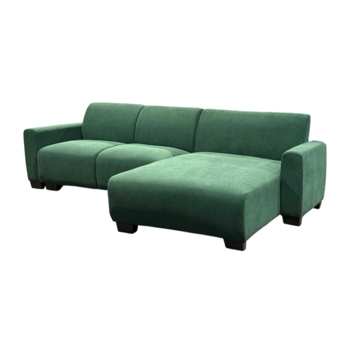 Bless Fabric Reversible Corner Lounge Dark Green #1557