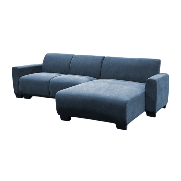 Bless Fabric Reversible Corner Lounge Dark Blue #1557